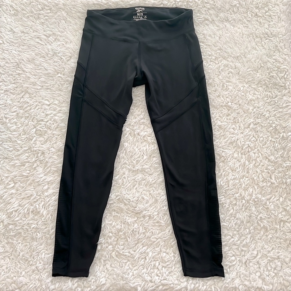 Reebok Black Mid-Waist Leggings